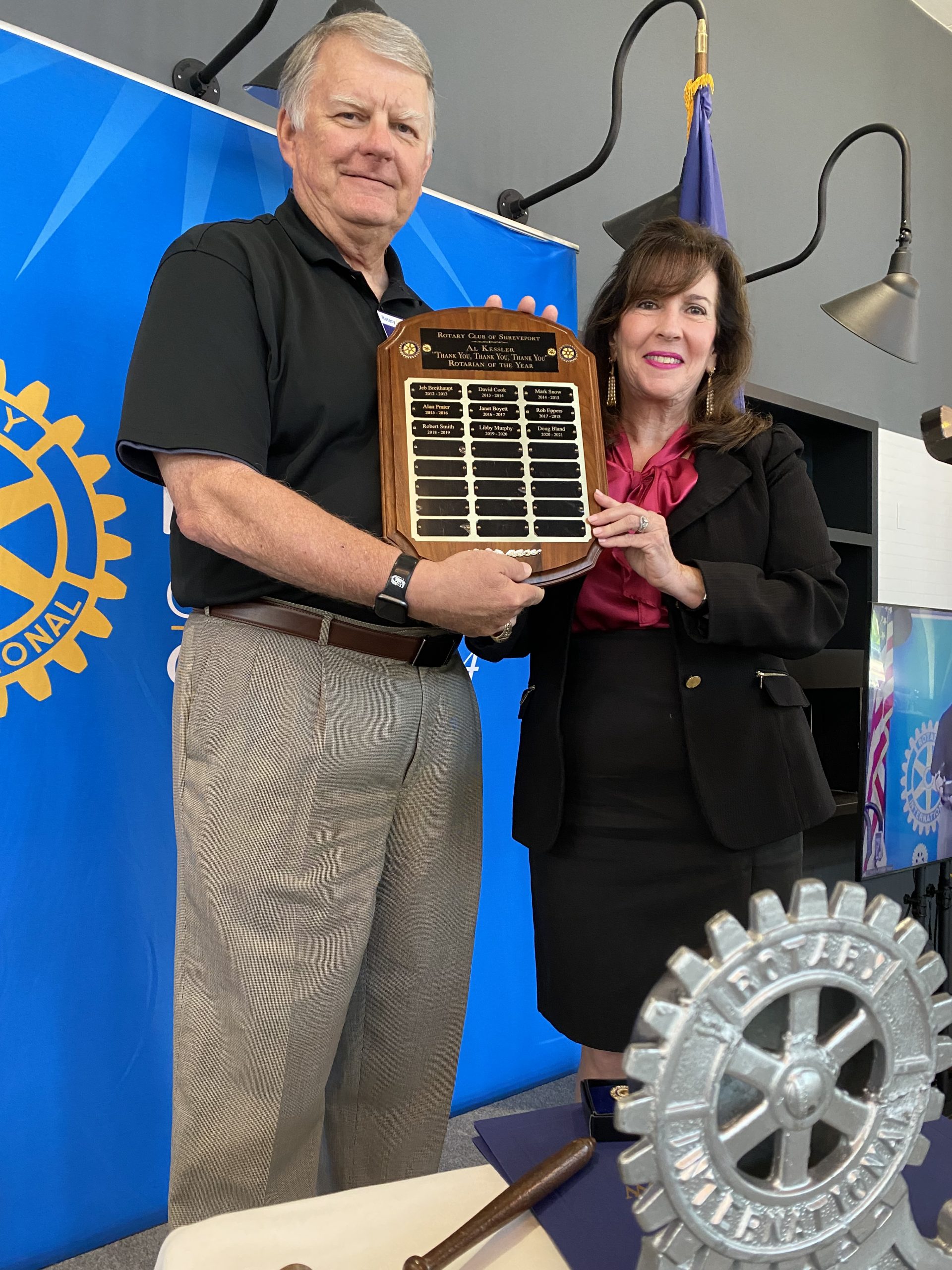 Rotary Club Of Shreveport Honors Doug Bland With 2020 2021 Rotarian Of The Year Award Biz Northwest Louisiana