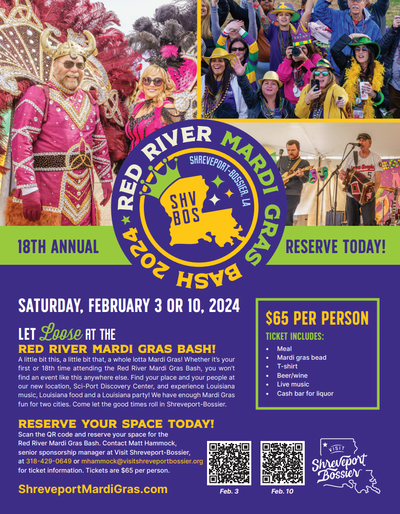 ShreveportBossier Convention and Tourist Bureau Presents 18th Annual